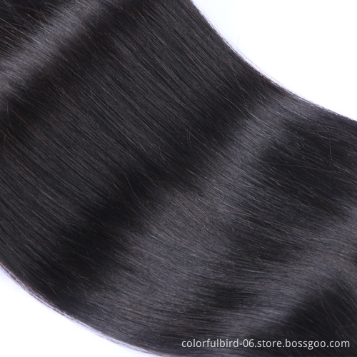 Indian Remy Human Hair Wig with Closure Wholesale Virgin Lace Closure Wig 4x4 lace front Straight human hair wig